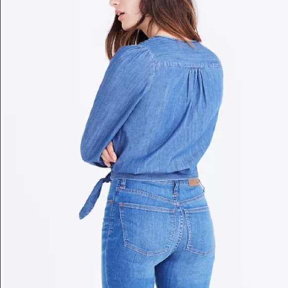 Madewell wrap top - Picture 15 of 15
